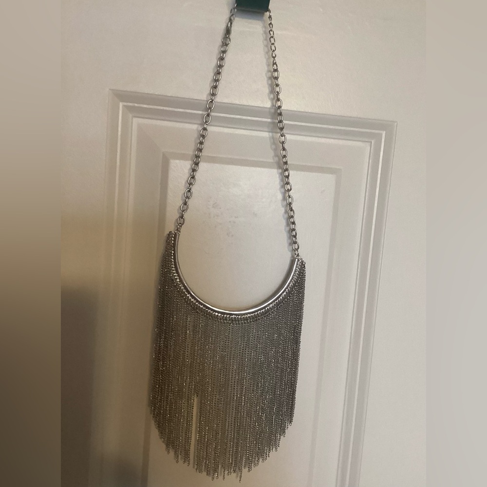 Silver-tone Colored Necklace - party
